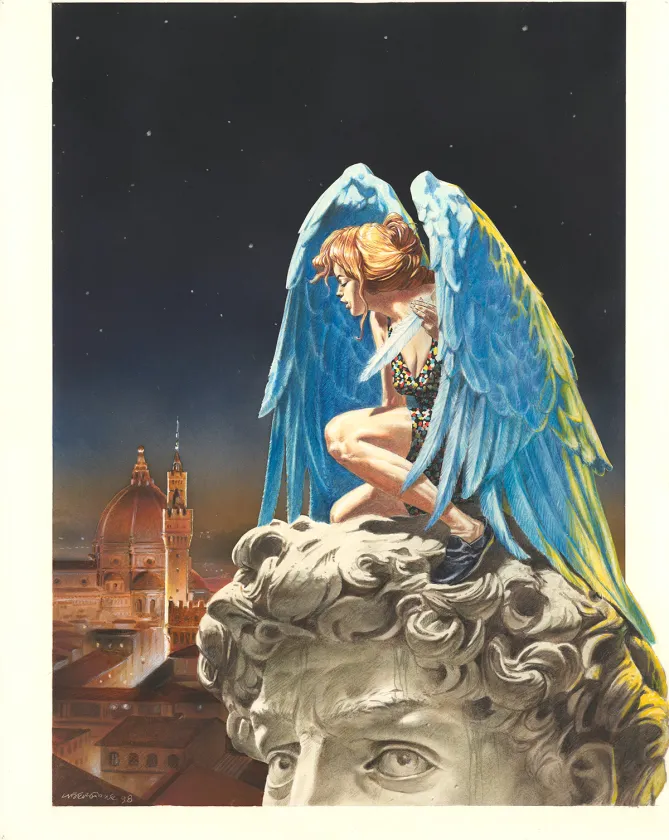 Colored illustration, Tanino Liberatore