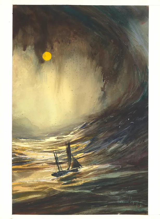 Colored illustration, Emmanuel Lepage