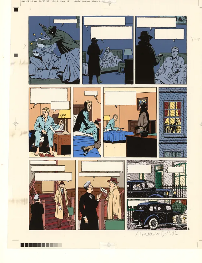 Mise en couleurs, Blake et Mortimer, Le Sanctuaire du Gondwana (T.18), André Juillard