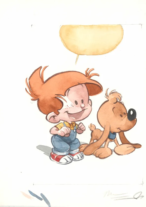 Illustration couleur, Boule et Bill, José Luis Munuera