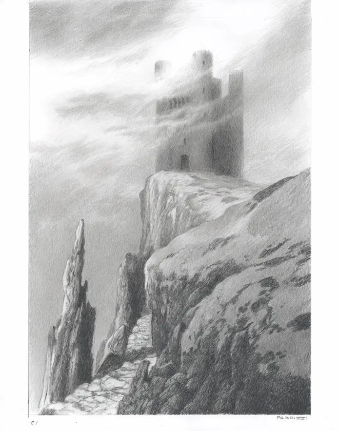 Illustration noir et blanc, Tristan et Iseult, Paul & Gaëtan Brizzi