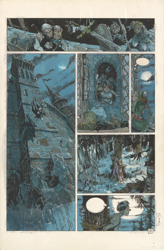 Planche couleur, Gorn, D'entre les morts (T.6), Tiburce Oger