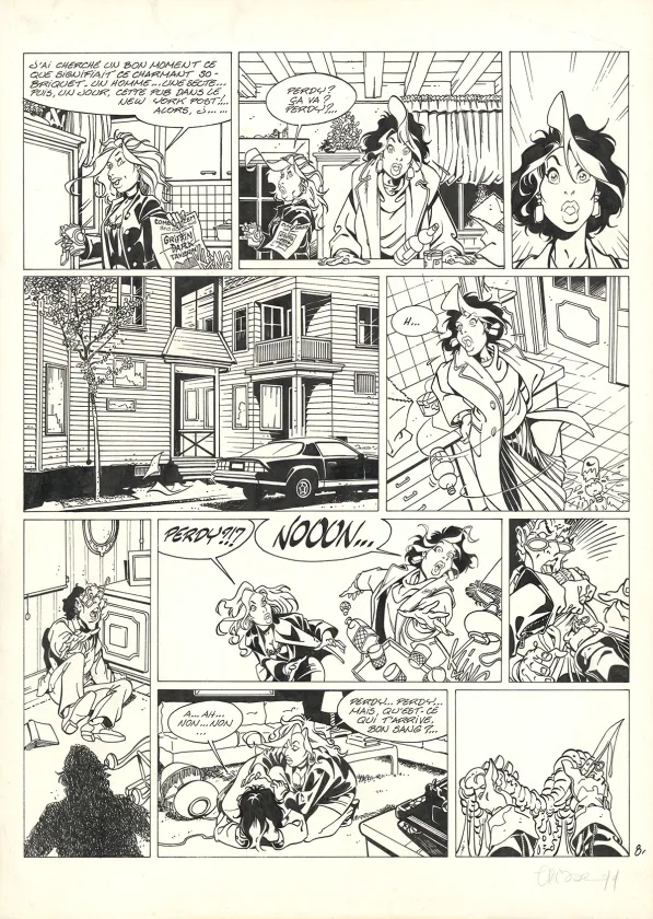 Planche noir et blanc, Perdita Queen, Perdita Queen,  Crisse