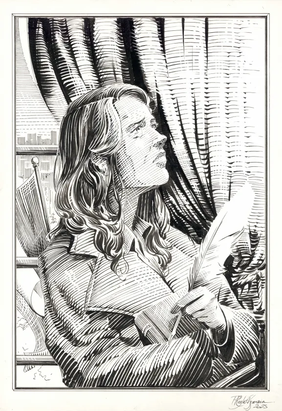 Illustration noir et blanc, OFF, Patrice Réglat-Vizzavona