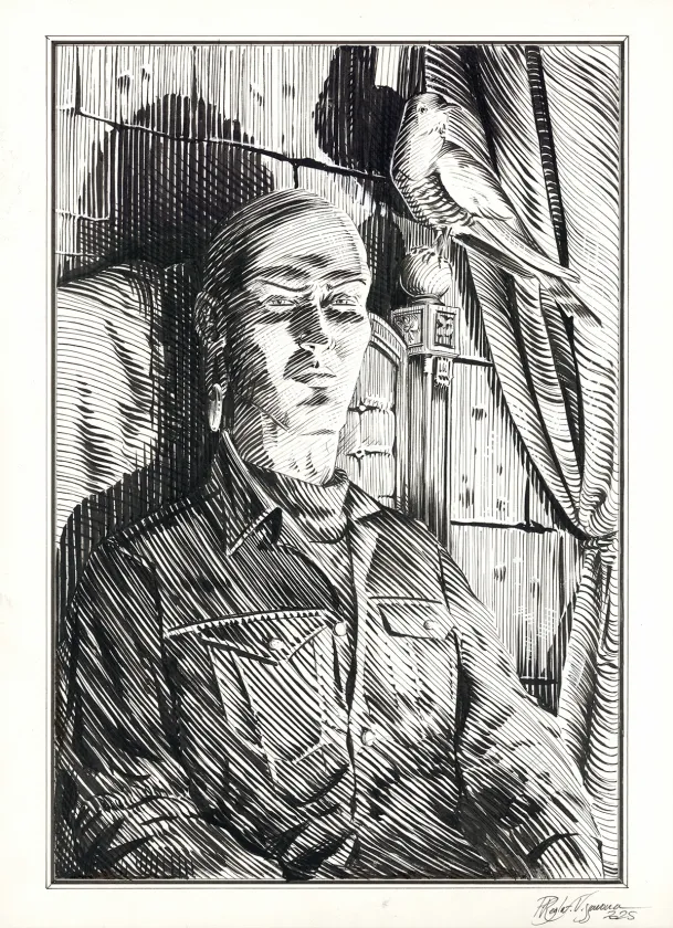 Illustration noir et blanc, OFF, Patrice Réglat-Vizzavona