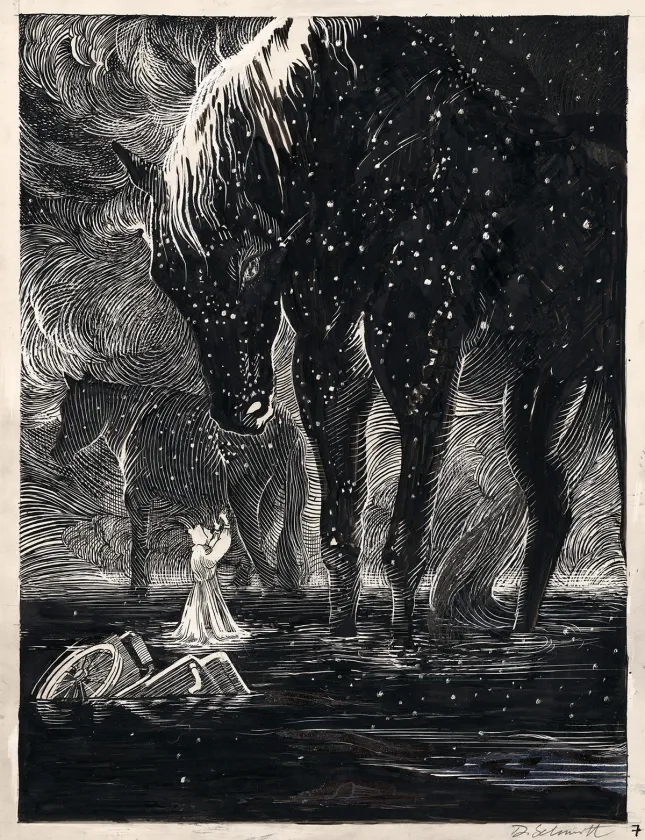 Black and white original page, Daria Schmitt