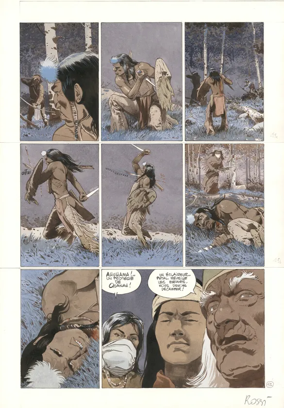 Planche couleur, Comanche Trail, Christian Rossi