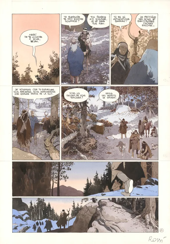 Planche couleur, Comanche Trail, Christian Rossi