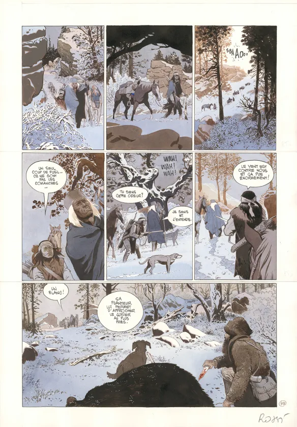 Planche couleur, Comanche Trail, Christian Rossi