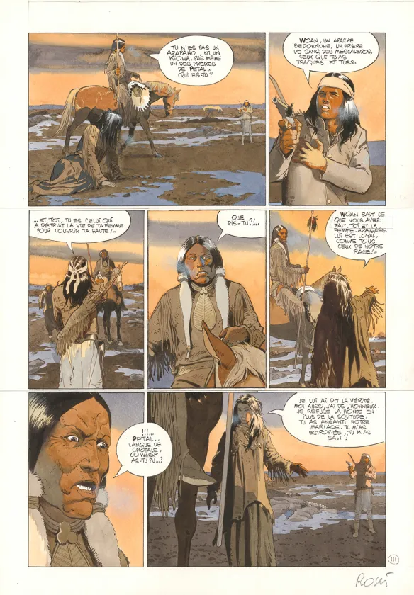 Planche couleur, Comanche Trail, Christian Rossi