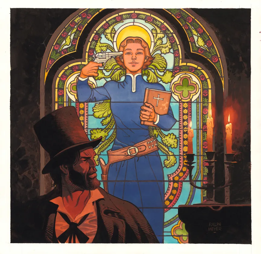 Illustration couleur, Undertaker, Le Monde selon Oz (T.8), Ralph Meyer
