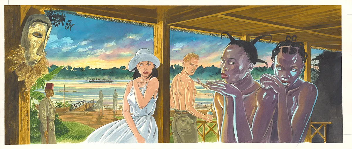 Couverture, Congo Blanc,  Warnauts et Raives