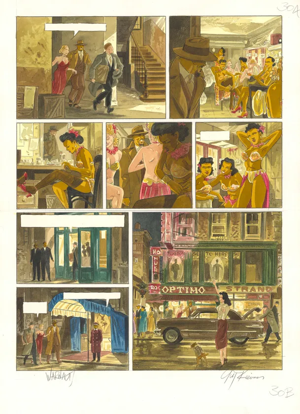 Planche couleur, Purple Heart, Le Sauveur (T.1),  Warnauts et Raives