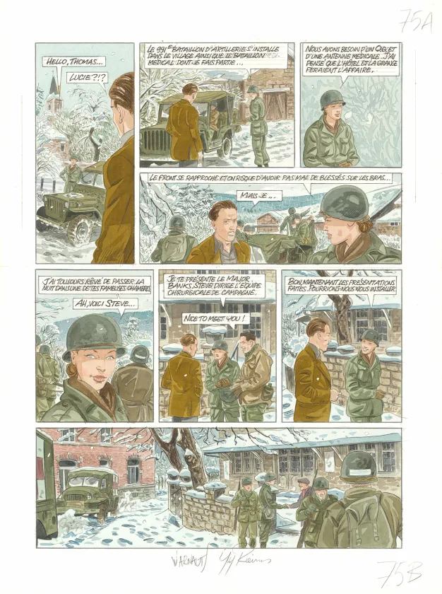 Planche couleur, Les Jours heureux, Nouvelle vague (T.2),  Warnauts et Raives