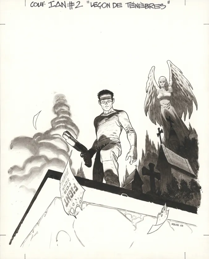 Couverture, IAN, Leçon de ténèbres (T.2), Ralph Meyer