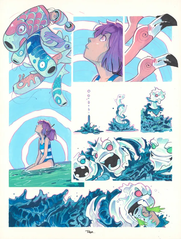 Planche couleur, Maison Croa Croa, Davide Tosello