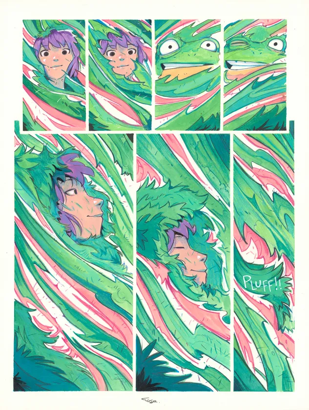 Planche couleur, Maison Croa Croa, Davide Tosello