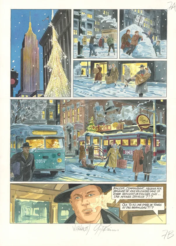 Planche couleur, Purple Heart, Le Serment de la pieuvre (T.3),  Warnauts et Raives