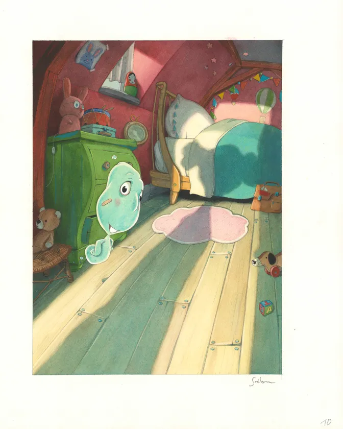 Colored illustration, Peur de rien !, Quentin Gréban