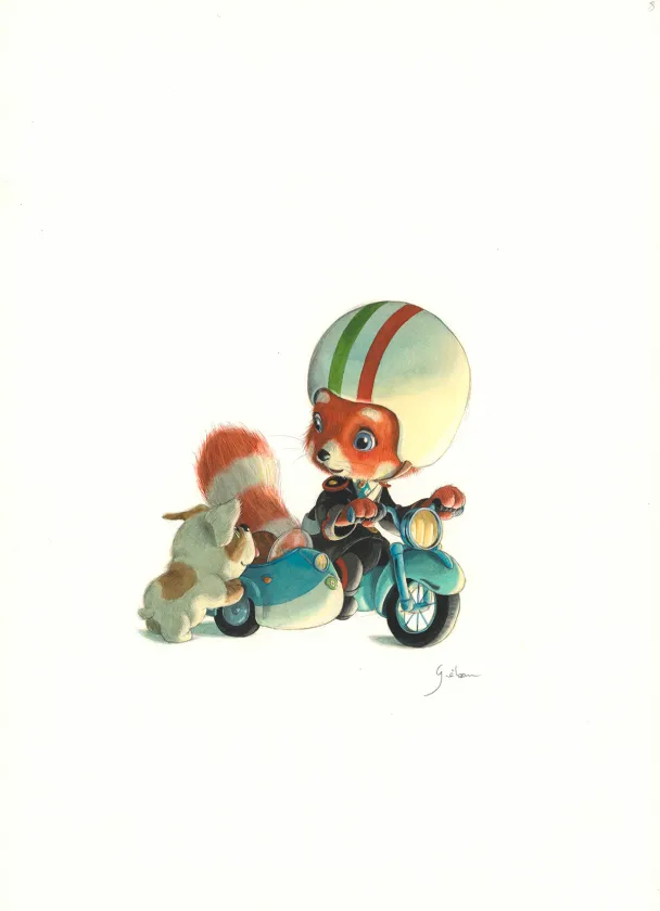Illustration couleur, On a volé doudou !, Quentin Gréban