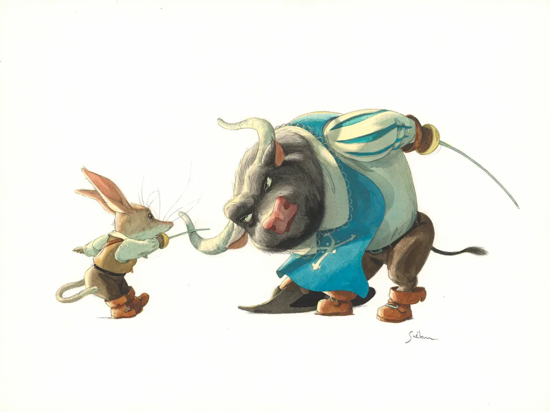 Colored illustration, Les Mousquetaires de l'Ombre, Quentin Gréban