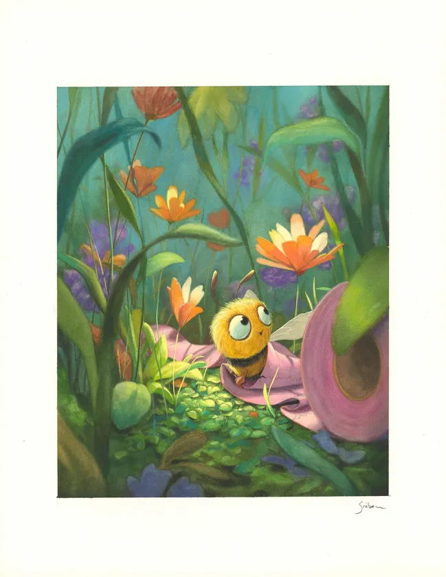 Illustration couleur, À la découverte des humains, Quentin Gréban
