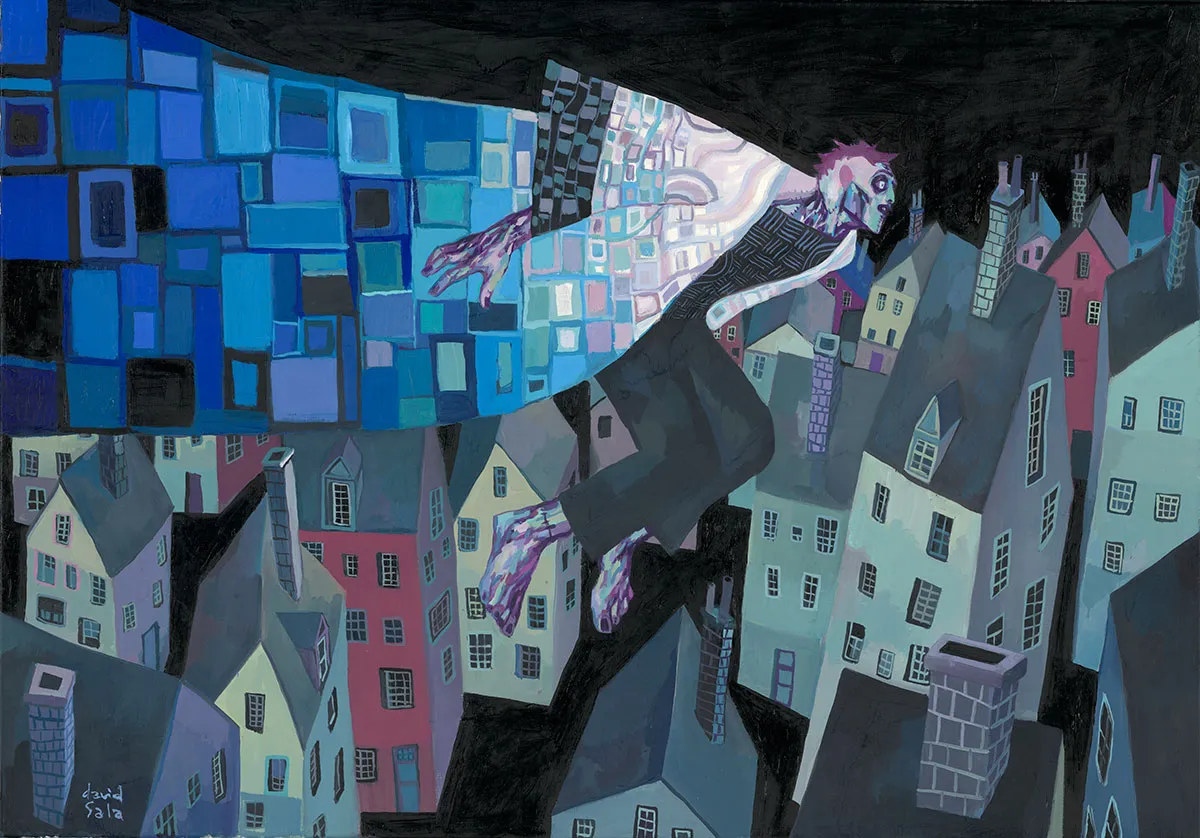 Painting, Frankenstein, David Sala