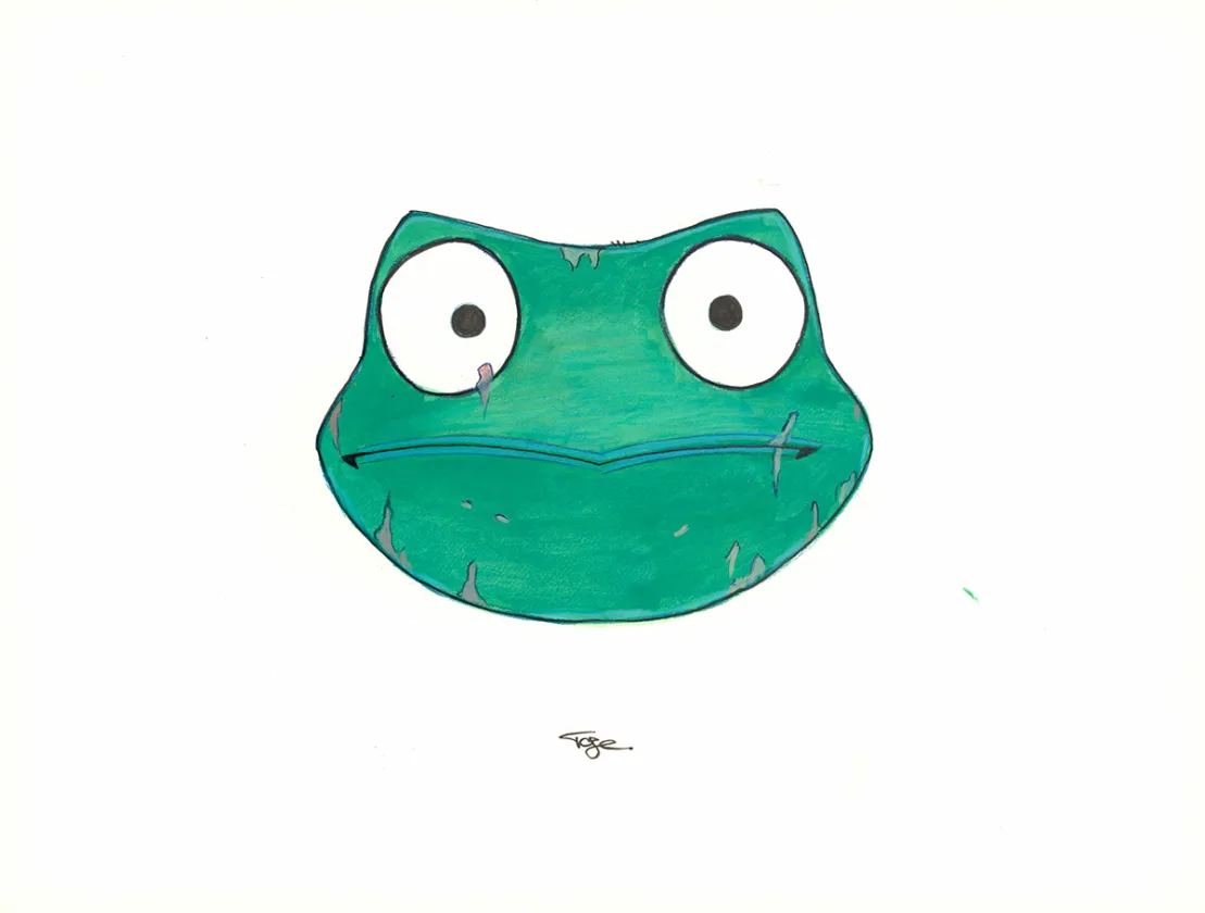 Colored illustration, Maison Croa Croa, Davide Tosello