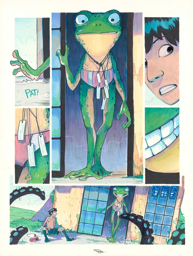 Planche couleur, Maison Croa Croa, Davide Tosello