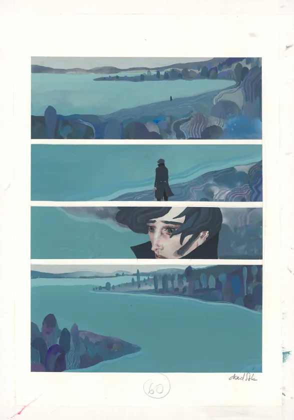 Planche couleur, Frankenstein, David Sala