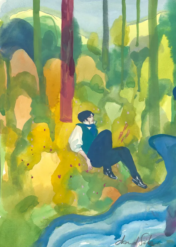 Illustration couleur, Frankenstein, David Sala