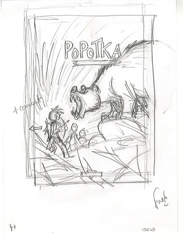 Crayonné, Popotka le petit sioux, Mahto (T.3), Fred Simon