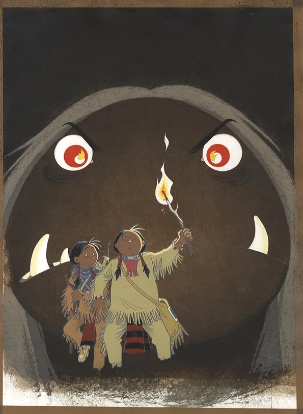 Couverture, Popotka le petit sioux, Wendigo (T.2), Fred Simon