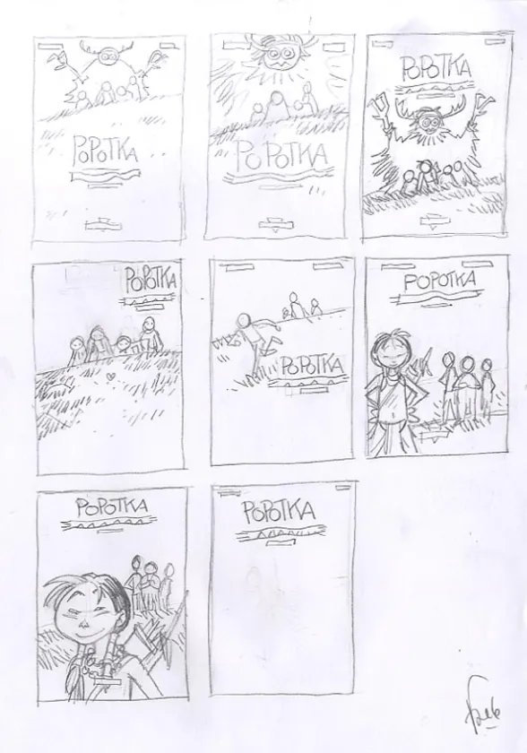 Sketch, Popotka le petit sioux, La leçon d'Iktomi (T.1), Fred Simon