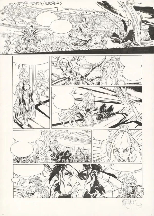 Planche noir et blanc, Kookaburra, Système Ragnarok (T.4), Nicolas Mitric