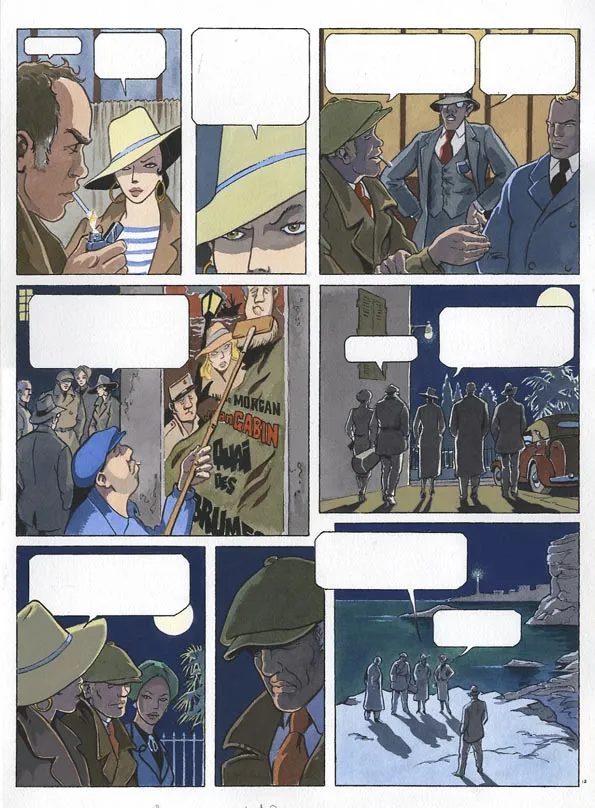 Planche couleur, Louis la Guigne, Les parias (T.12), Jean-Paul Dethorey