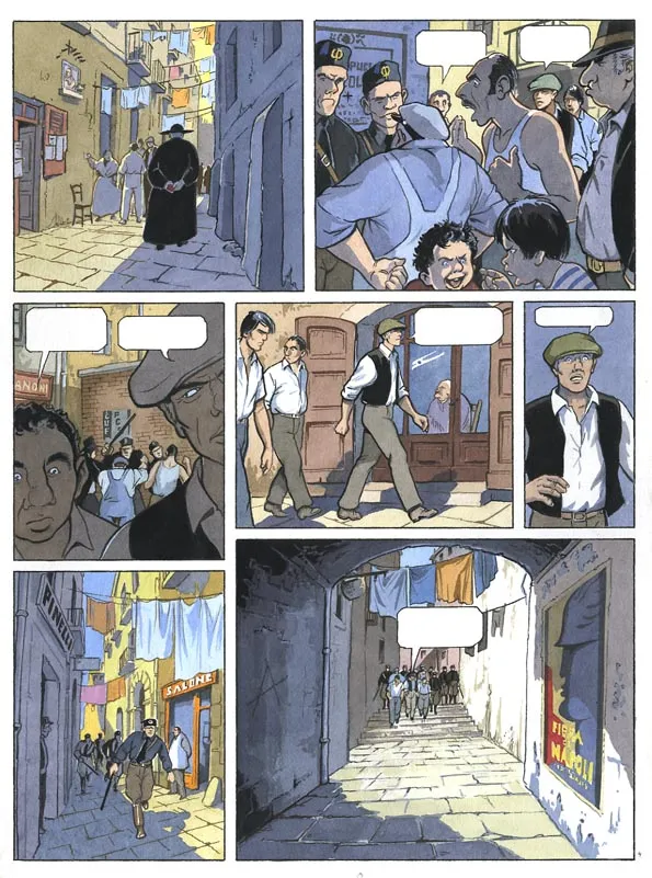 Planche couleur, Louis la Guigne, Lo zio (T.13), Jean-Paul Dethorey