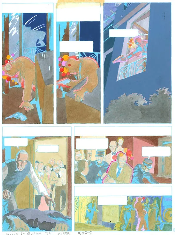 Color layout, Louis la Guigne, Louis la Guigne (T.1), Jean-Paul Dethorey