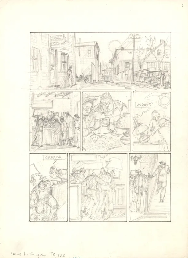 Sketch, Louis la Guigne, Les vagabonds (T.7), Jean-Paul Dethorey