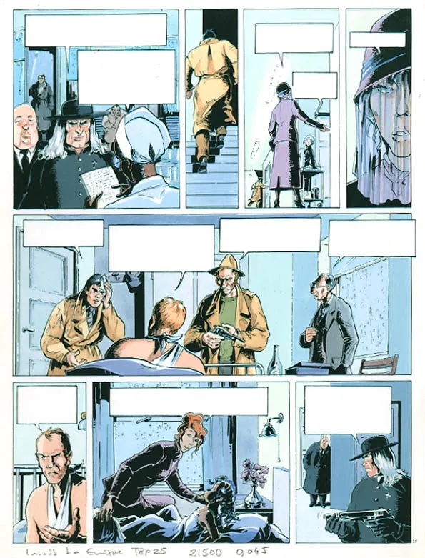 Color layout, Louis la Guigne, Fureur (T.8), Jean-Paul Dethorey