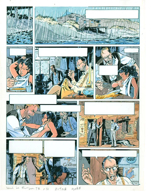 Color layout, Louis la Guigne, Fureur (T.8), Jean-Paul Dethorey