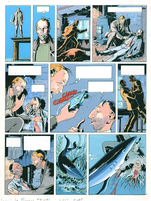 Color layout, Louis la Guigne, Fureur (T.8), Jean-Paul Dethorey