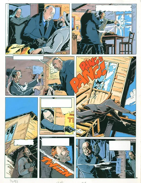 Color layout, Louis la Guigne, Fureur (T.8), Jean-Paul Dethorey