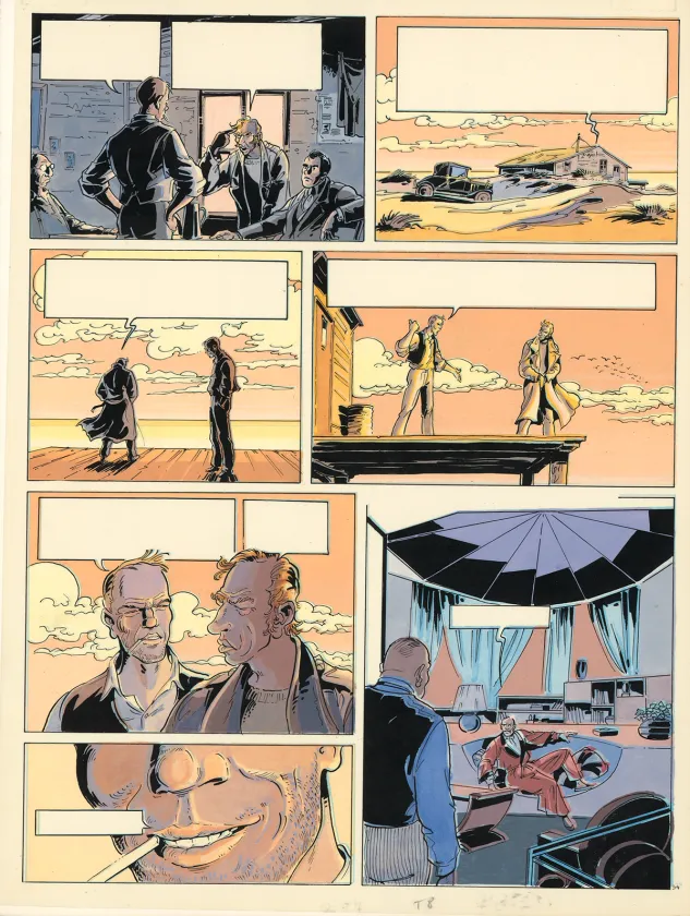 Color layout, Louis la Guigne, Fureur (T.8), Jean-Paul Dethorey