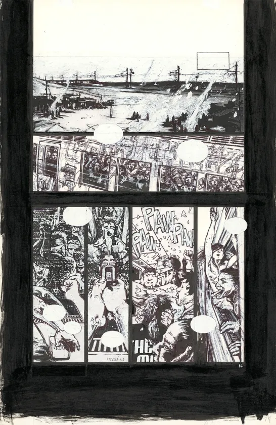 Planche noir et blanc, Après la guerre, Volume 1, Freddy Martin