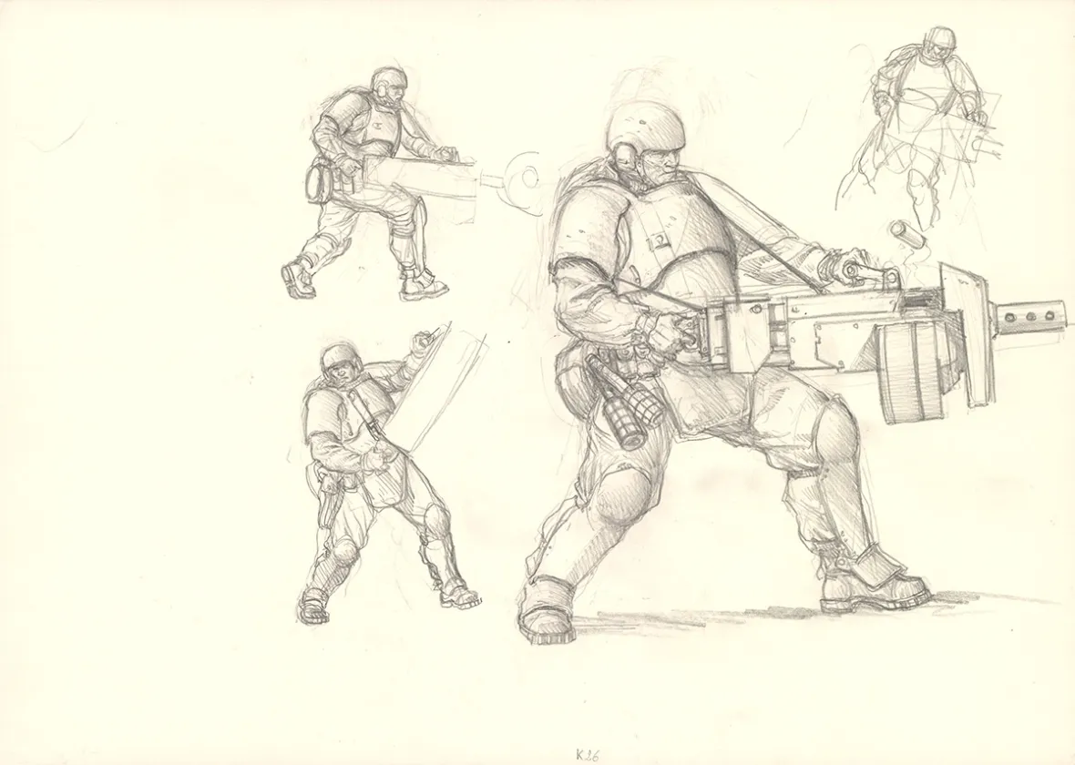 Sketch, Game AT 43, Karl Kopinski