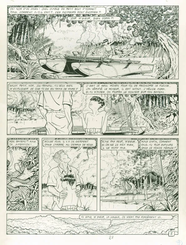 Planche noir et blanc, Adler, René Sterne
