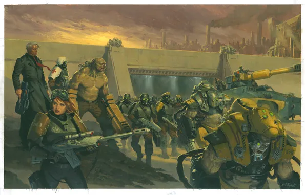 Colored illustration, Game AT43, Karl Kopinski