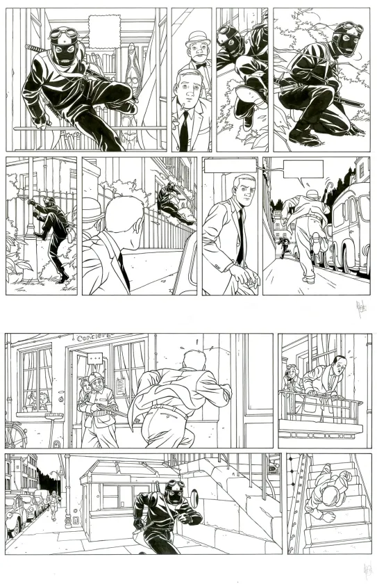Planche noir et blanc, Kaplan & Masson, La théorie du chaos (T.1), Jean-Christophe Thibert