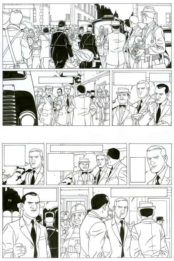 Black and white original page, Kaplan & Masson, La théorie du chaos (T.1), Jean-Christophe Thibert